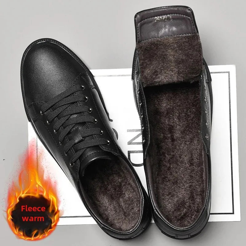 BeClassic™ Soft Cow Leather Sneakers – Trendy White Comfort for Summer in Extended Sizes.