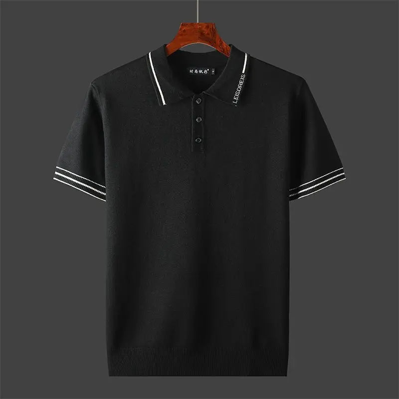 BeClassic™ 2025 Solid Knit Polo – Lightweight, Casual Short-Sleeve for Effortless Elegance
