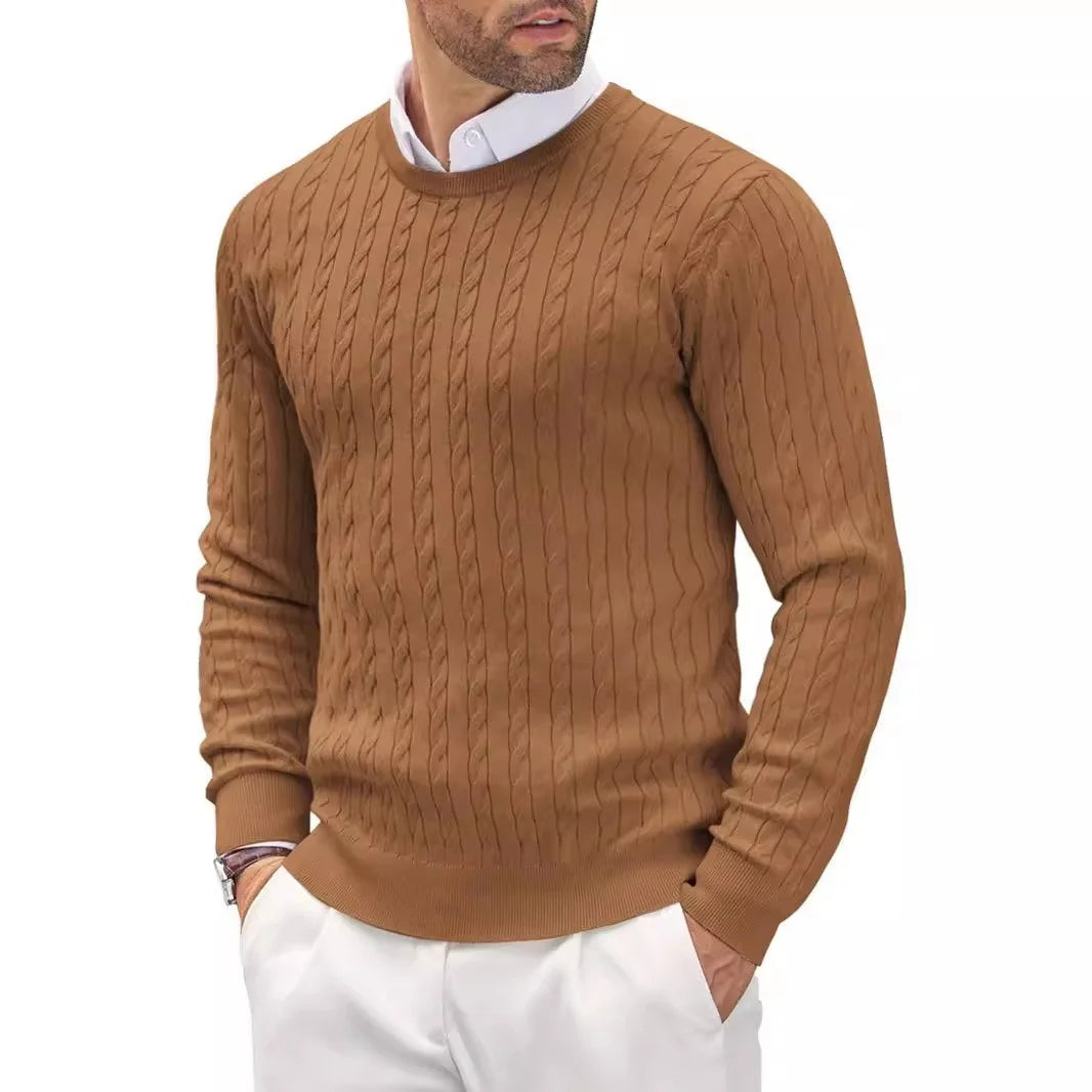 BeClassic Monoco Cable Knit Pullover – Timeless Comfort