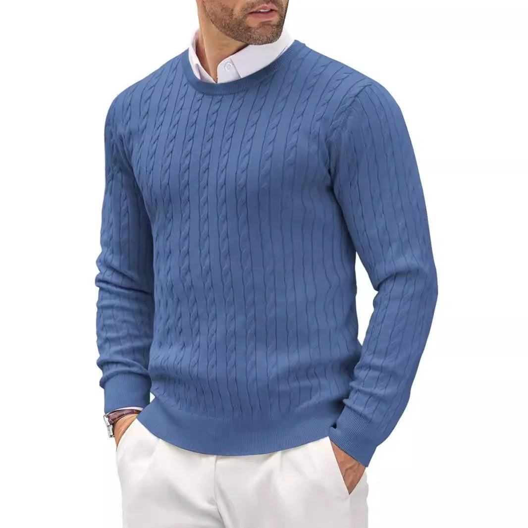 BeClassic Monoco Cable Knit Pullover – Timeless Comfort
