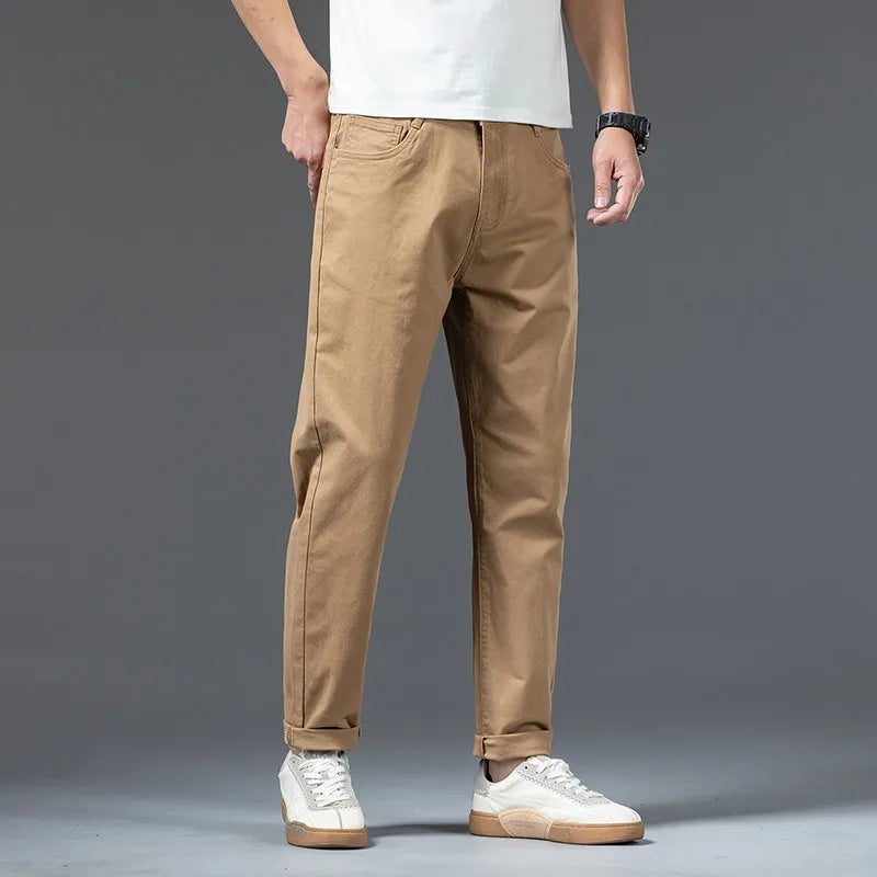 BeClassic™ Stretch Cotton Chinos – Plus-Size Straight Fit Trousers in Classic Colors.