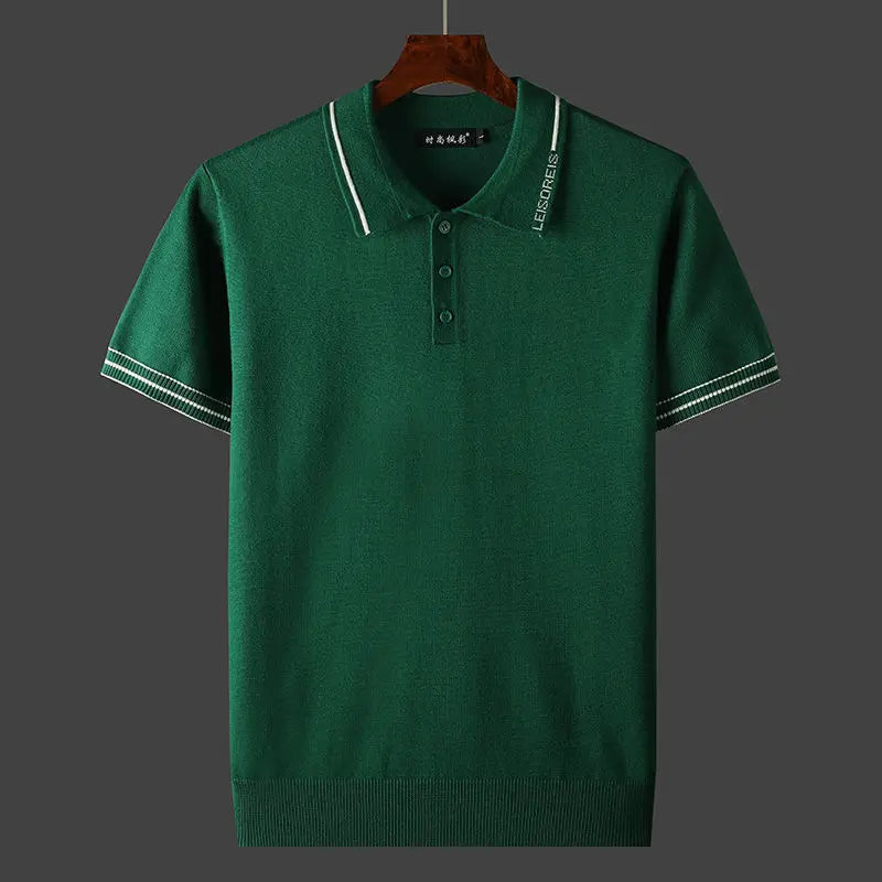 BeClassic™ 2025 Solid Knit Polo – Lightweight, Casual Short-Sleeve for Effortless Elegance