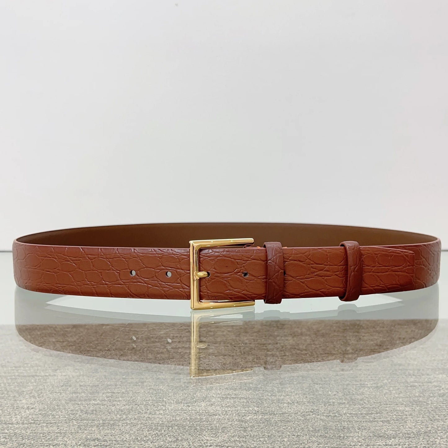 BeClassic™ 2025 Luxury Leather Belt – Designer Pin Buckle Strap for Formal & Casual Wear.