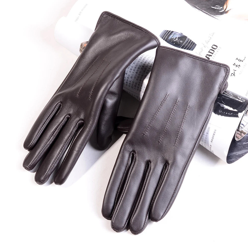 BeClassic Women’s Sheepskin Leather Gloves – Winter Warmth & Elegance
