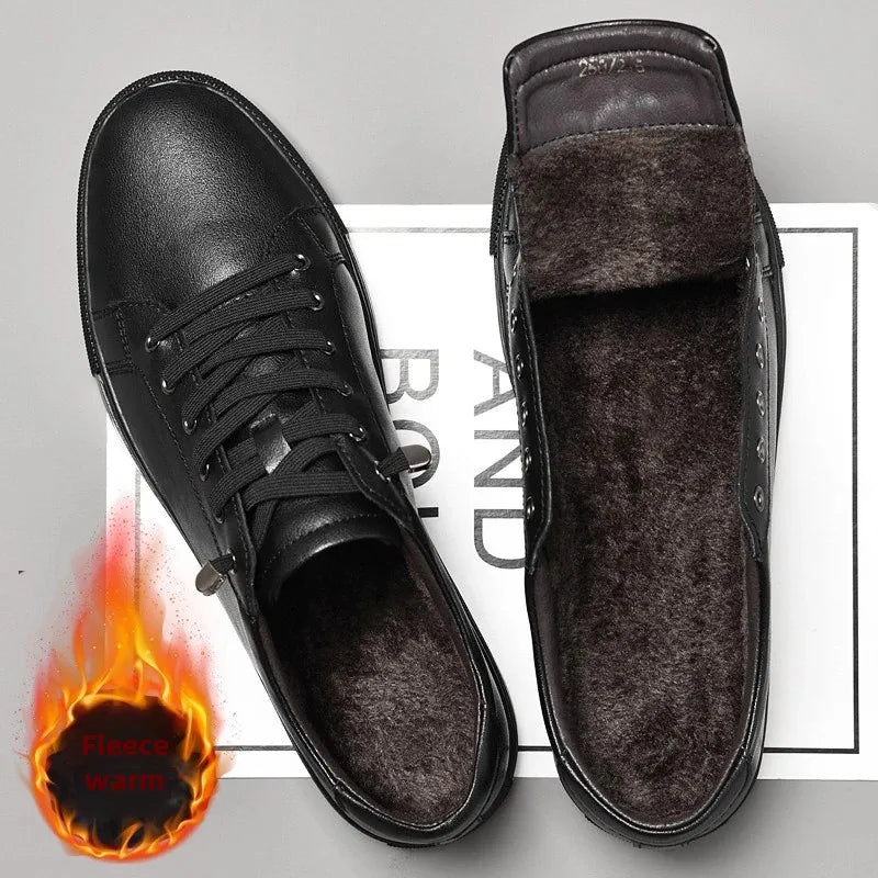 BeClassic™ Soft Cow Leather Sneakers – Trendy White Comfort for Summer in Extended Sizes.