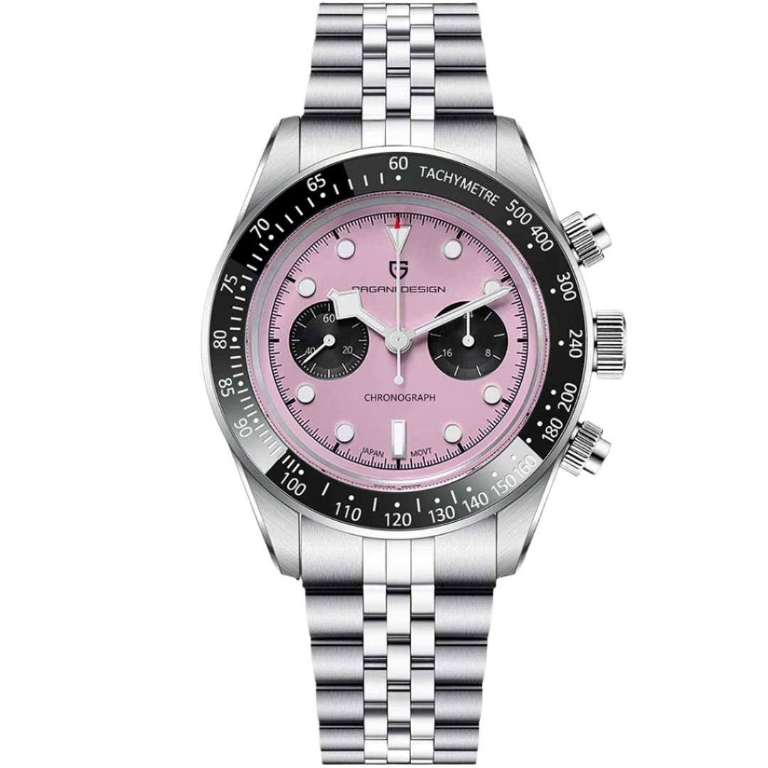 BeClassic™ PAGANI DESIGN 2025 BB Panda – Luxury Sport Chronograph with Stainless Steel & Waterproof Design.