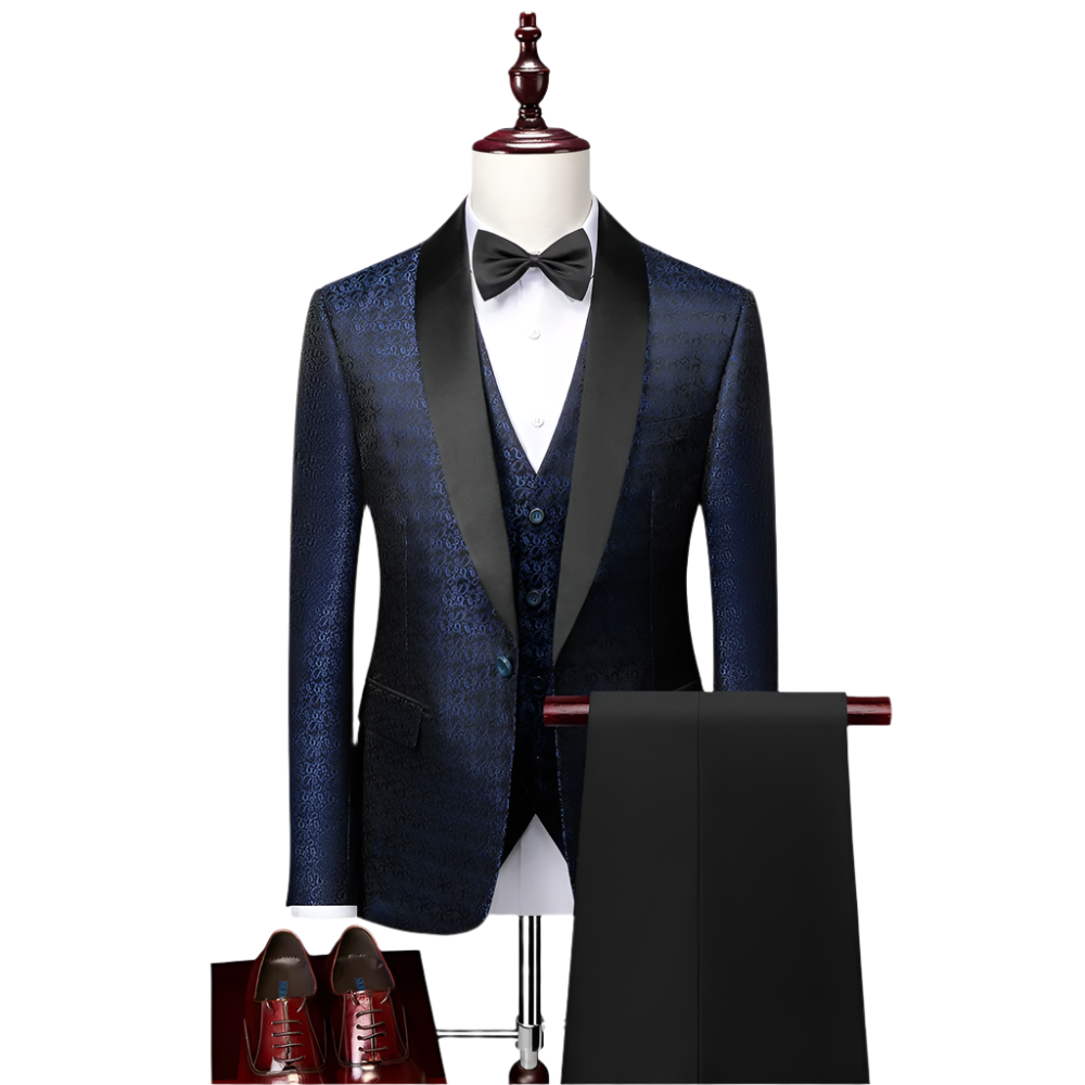 BeClassic™ Premium Three-Piece Suit – Sleek Slim-Fit Style for Weddings & Business Elegance.