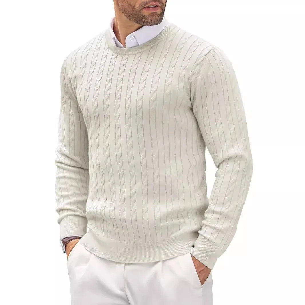 BeClassic Monoco Cable Knit Pullover – Timeless Comfort