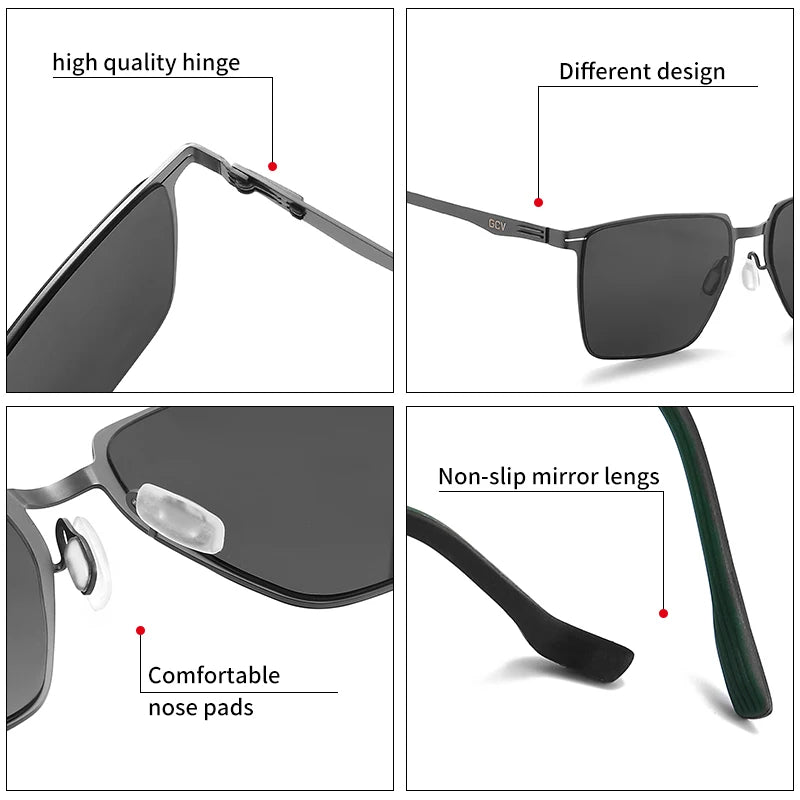 BeClassic™ Polarized Aluminum-Magnesium Sunglasses – UV400 Protection for Driving & Style.