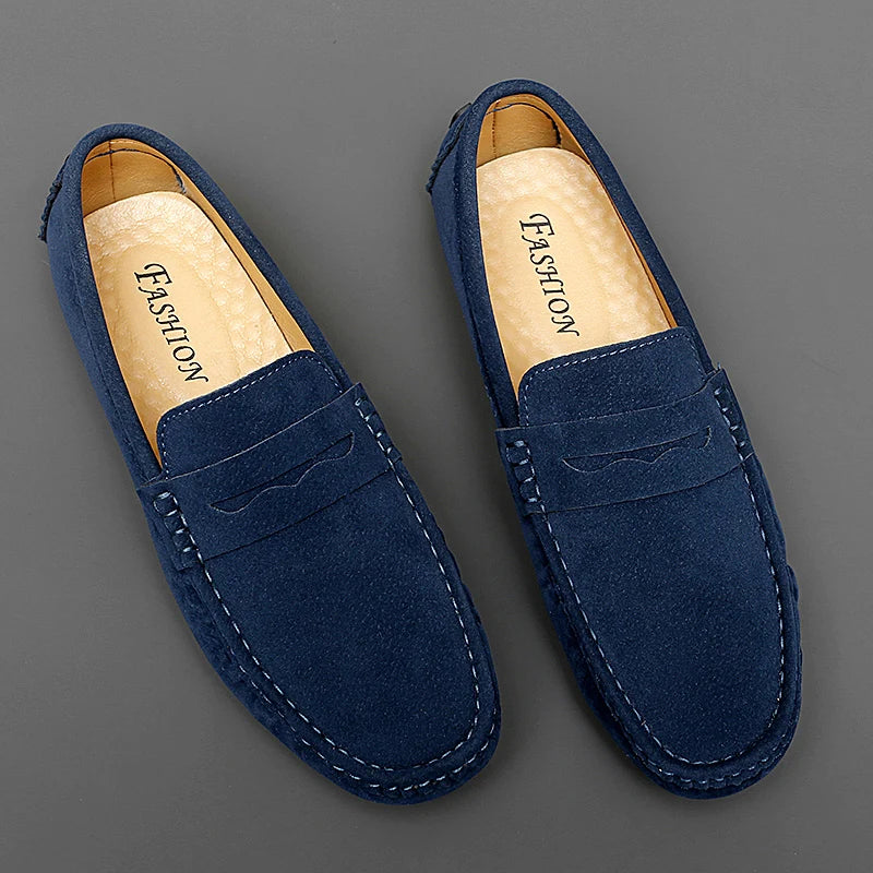 BeClassic™ Suede Leather Moccasins – Classic Comfort for Effortless Style.