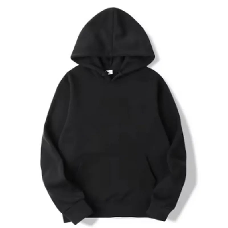 New style unisex autumn and winter casual hooded sweatshirt sportswear men's top solid color hooded sportswear men's wear