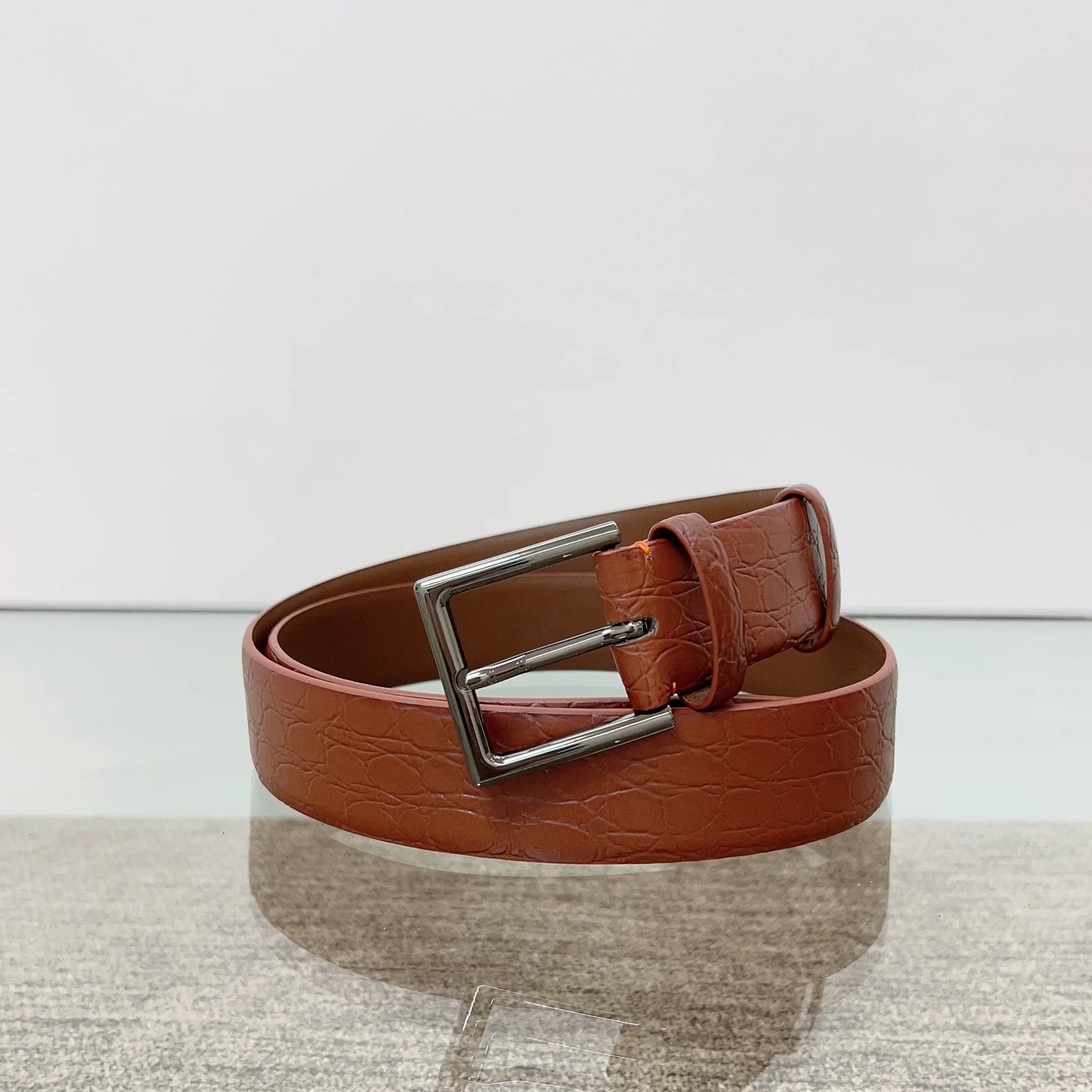 BeClassic™ 2025 Luxury Leather Belt – Designer Pin Buckle Strap for Formal & Casual Wear.