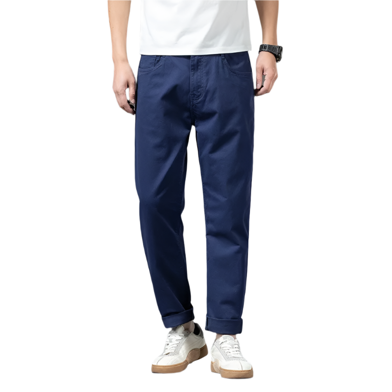 BeClassic™ Stretch Cotton Pencil Trousers – Comfortable Loose-Fit Casual Pants in Plus Sizes