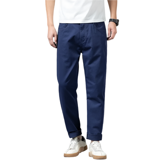 BeClassic™ Stretch Cotton Pencil Trousers – Comfortable Loose-Fit Casual Pants in Plus Sizes