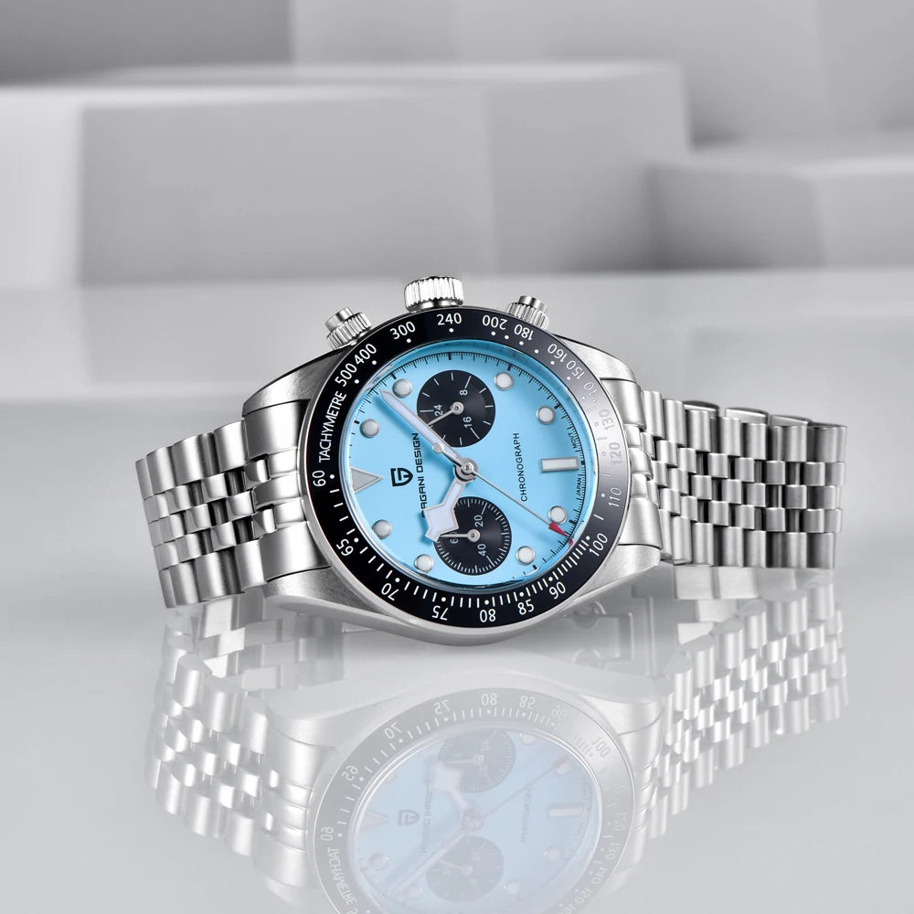 BeClassic™ PAGANI DESIGN 2025 BB Panda – Luxury Sport Chronograph with Stainless Steel & Waterproof Design.
