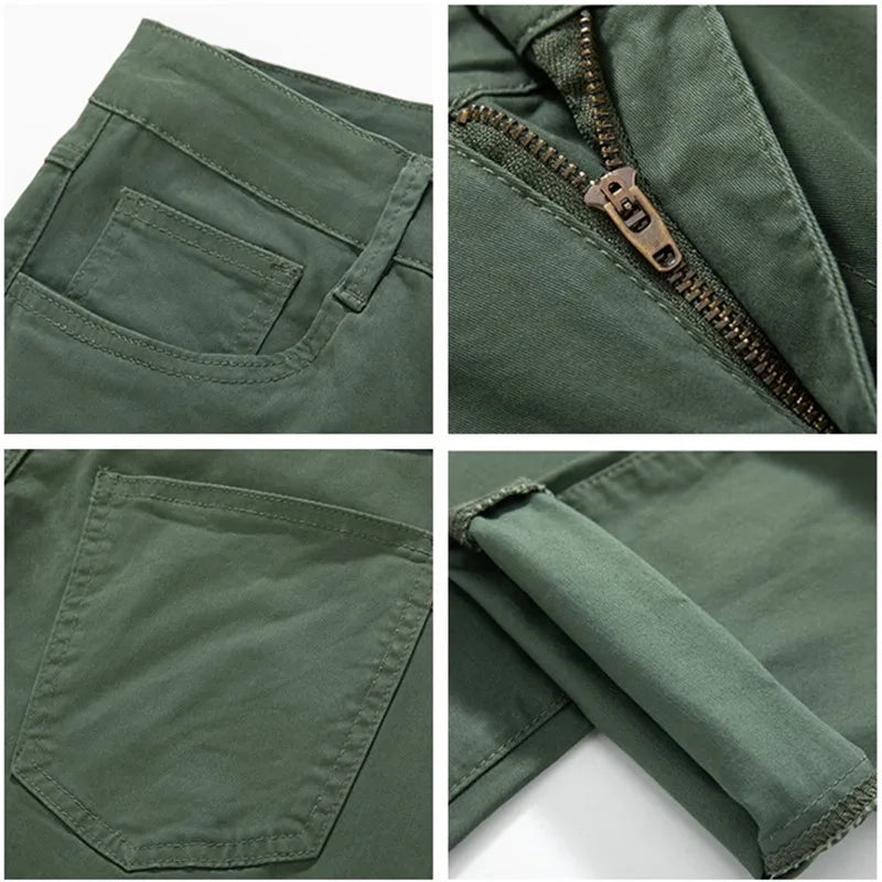 BeClassic™ Stretch Cotton Pencil Trousers – Comfortable Loose-Fit Casual Pants in Plus Sizes