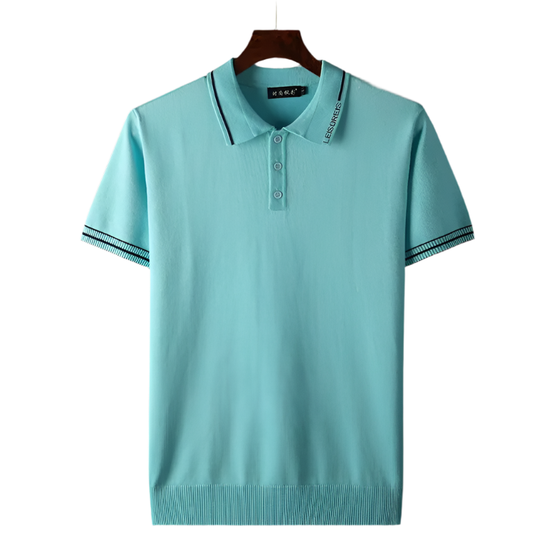 BeClassic™ 2025 Solid Knit Polo – Lightweight, Casual Short-Sleeve for Effortless Elegance