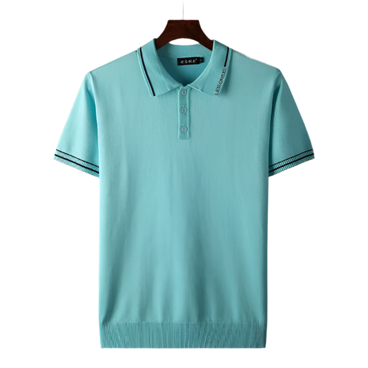 BeClassic™ 2025 Solid Knit Polo – Lightweight, Casual Short-Sleeve for Effortless Elegance