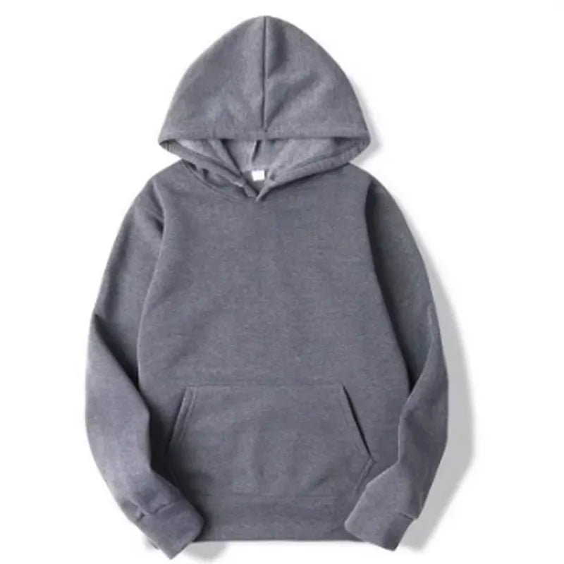 New style unisex autumn and winter casual hooded sweatshirt sportswear men's top solid color hooded sportswear men's wear