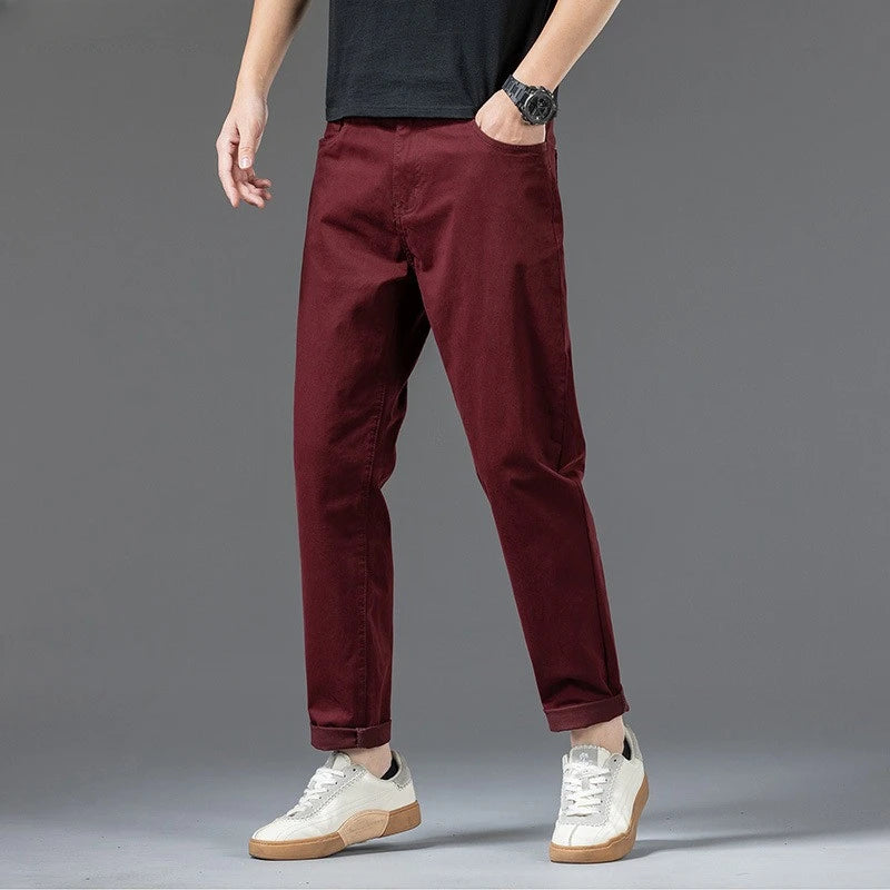 BeClassic™ Stretch Cotton Chinos – Plus-Size Straight Fit Trousers in Classic Colors.