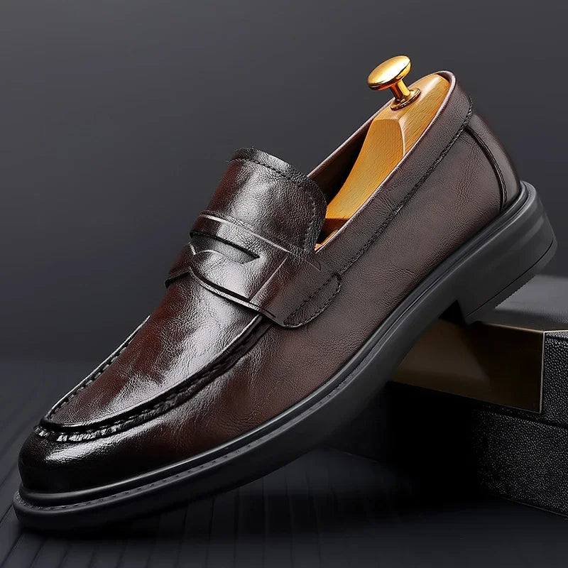 BeClassic Luxury Handmade Leather Loafers – 2024 Executive Edition