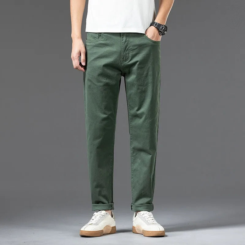 BeClassic™ Stretch Cotton Chinos – Plus-Size Straight Fit Trousers in Classic Colors.