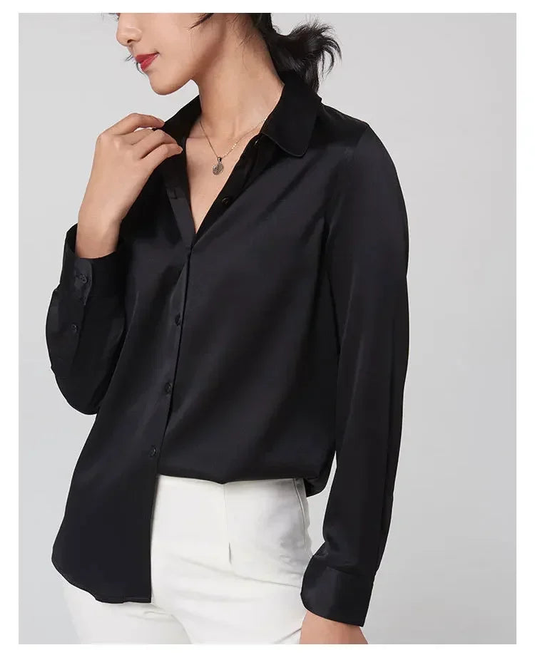 BeClassic Monoco Mulberry Silk Blouse – Grace in Motion