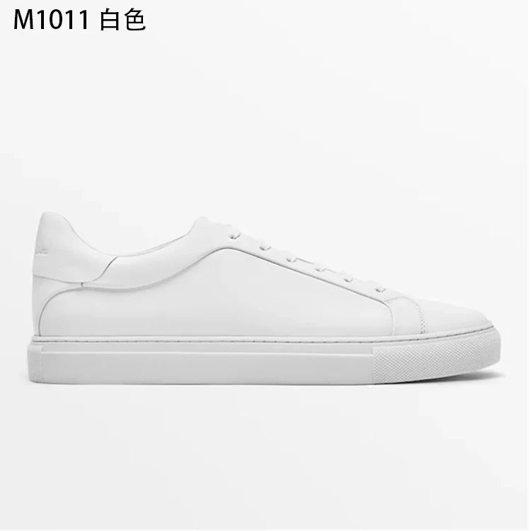 BeClassic™ LINJER STRICKLIN Leather Sneakers – Multicolor Minimalist Flats for Effortless Autumn Style.