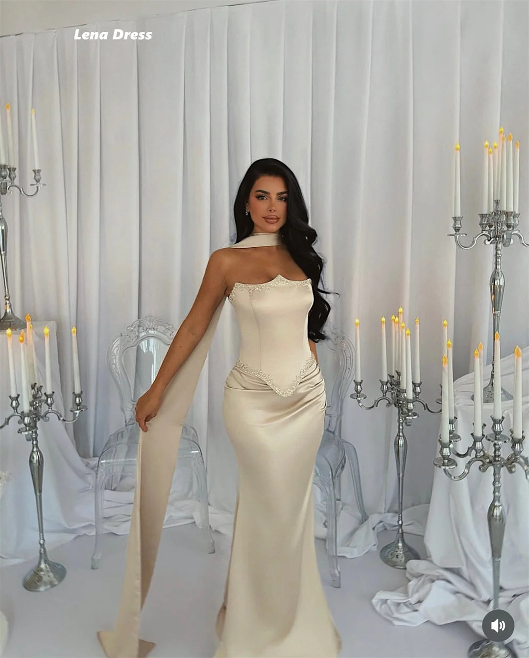 BeClassic Monoco Satin Ball Gown – The Lena Diamond Edition