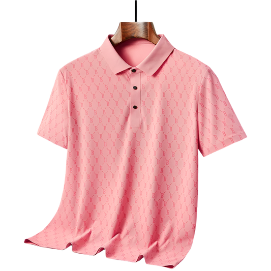 BeClassic™ 2025 Ice Silk Polo – High-End Short Sleeve for Light Business & Casual Wear.