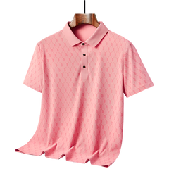 BeClassic™ 2025 Ice Silk Polo – High-End Short Sleeve for Light Business & Casual Wear.