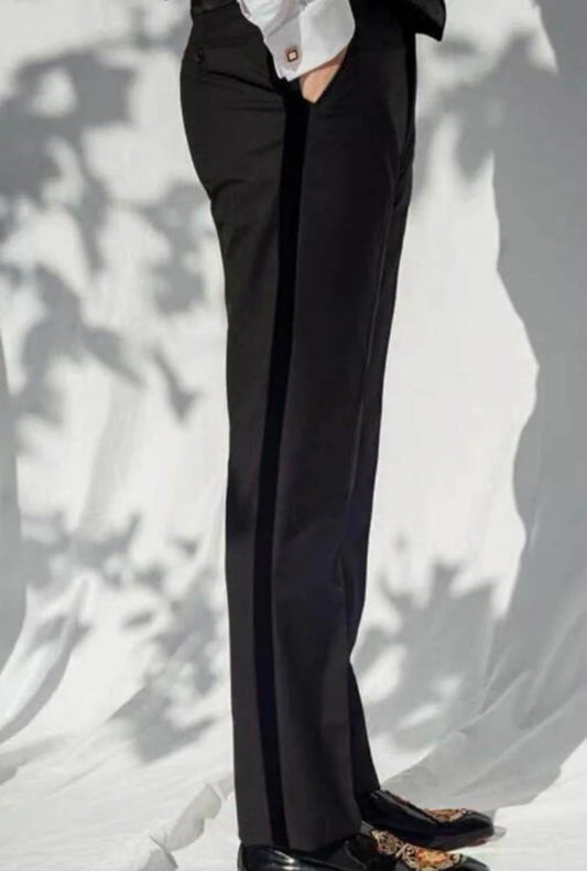 BeClassic Monoco Classic Tailored Trousers – Noir Edition