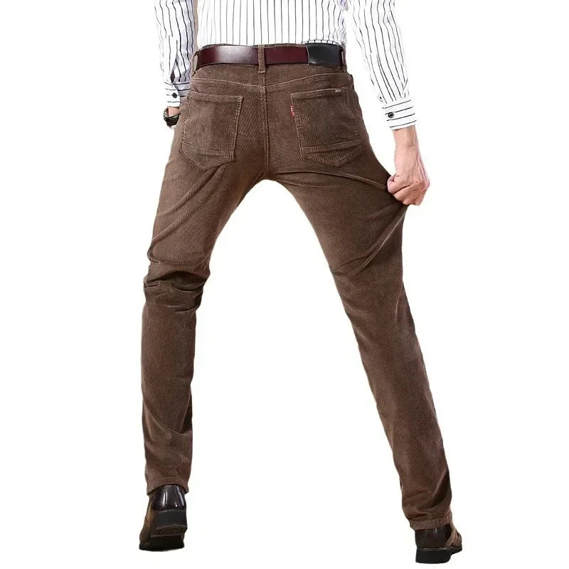 BeClassic Corduroy Straight-Leg Trousers – Autumn/Winter Edition