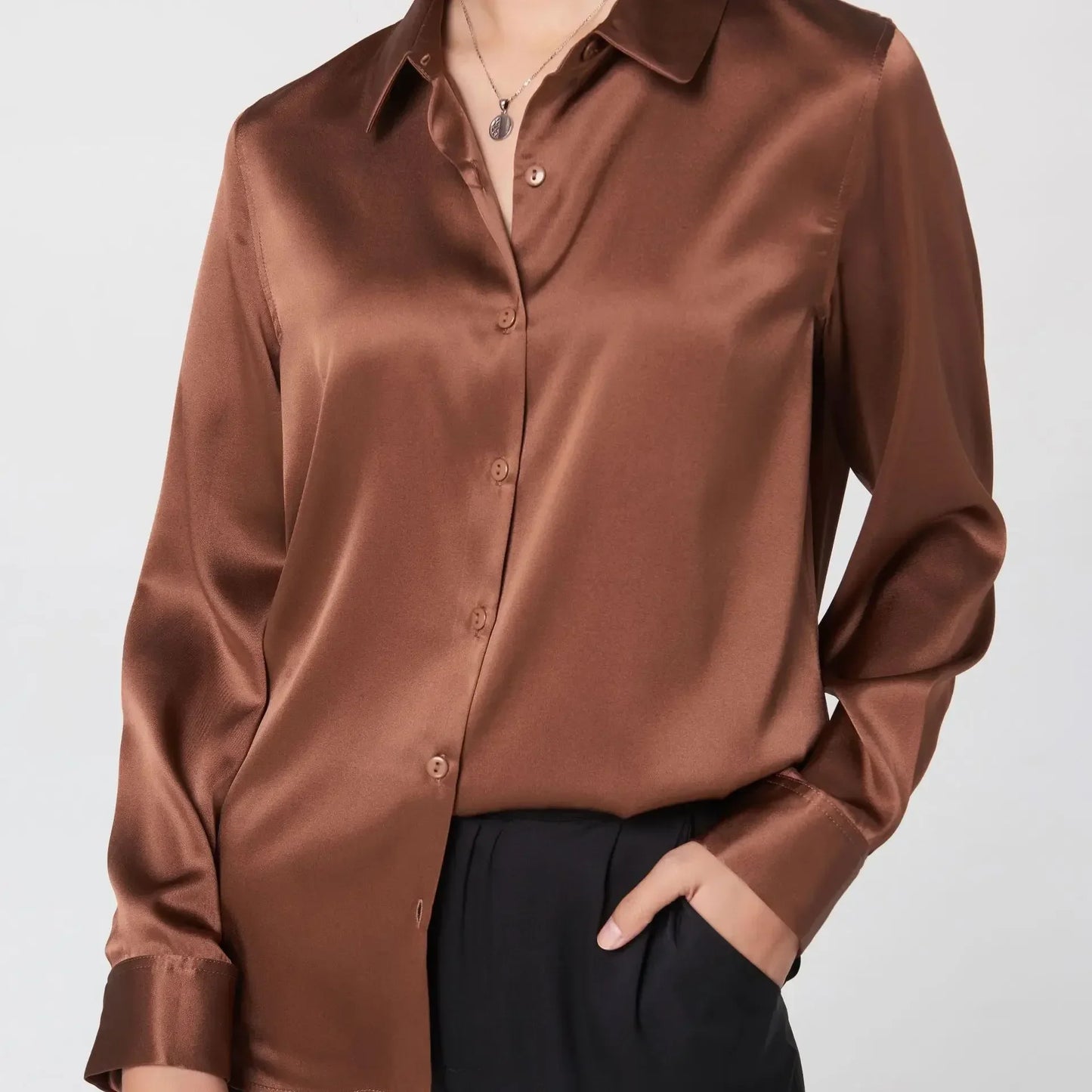 BeClassic Monoco Mulberry Silk Blouse – Grace in Motion