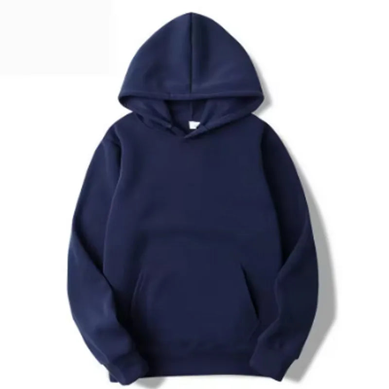 New style unisex autumn and winter casual hooded sweatshirt sportswear men's top solid color hooded sportswear men's wear
