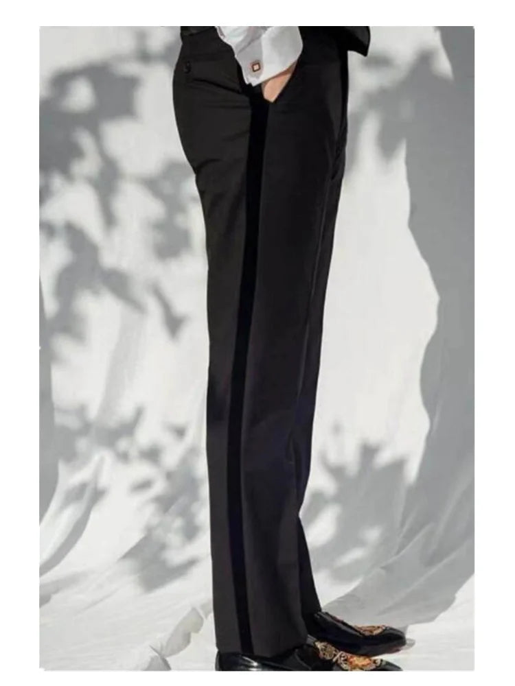 BeClassic Monoco Classic Tailored Trousers – Noir Edition