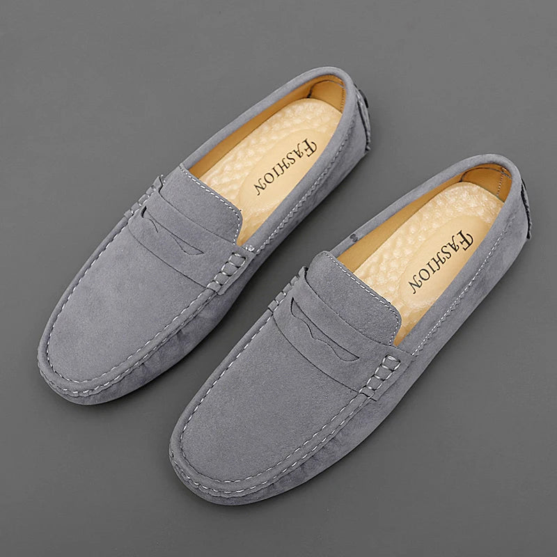 BeClassic™ Suede Leather Moccasins – Classic Comfort for Effortless Style.