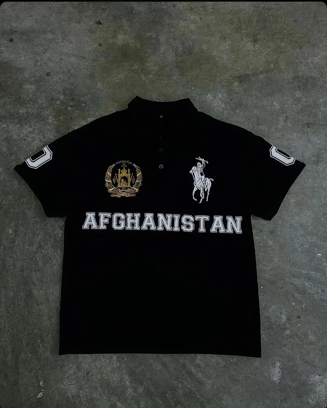 BeClassic™ Heaven & Hell Polo – Y2K streetwear with a bold punk-inspired print.