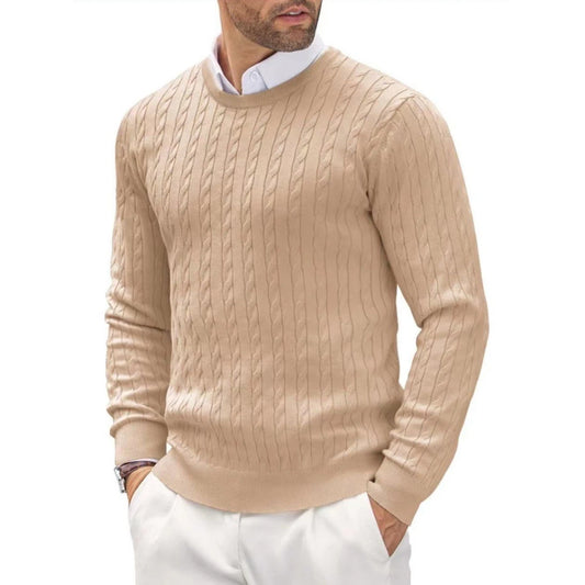 BeClassic Monoco Cable Knit Pullover – Timeless Comfort