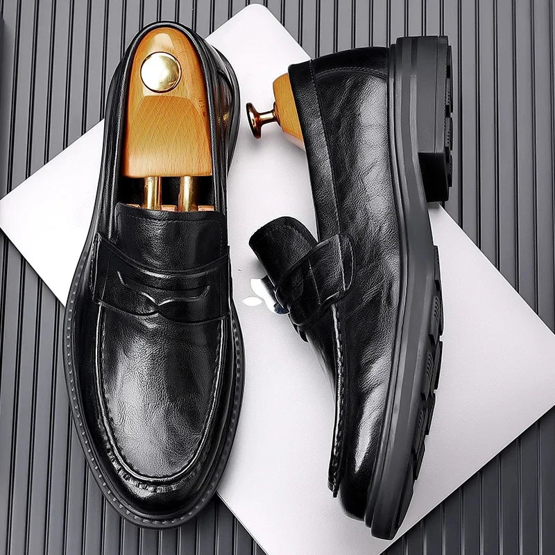 BeClassic Luxury Handmade Leather Loafers – 2024 Executive Edition