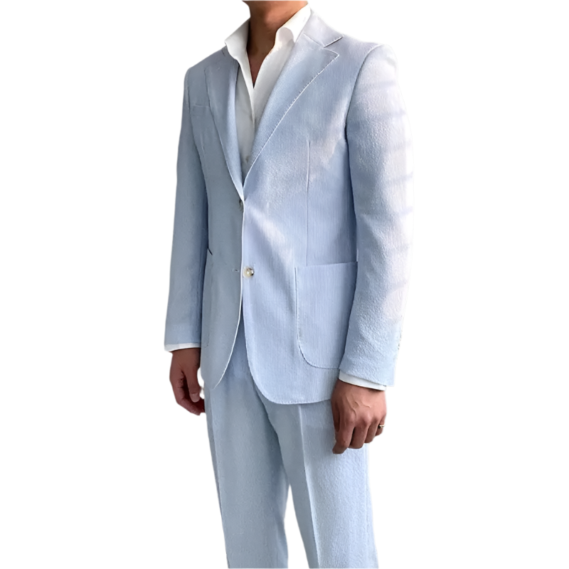 BeClassic™ Old Money Striped Blazer – Vintage-inspired, buttoned suit jacket for timeless elegance.