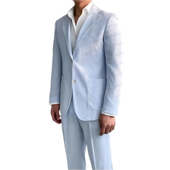 BeClassic™ Old Money Striped Blazer – Vintage-inspired, buttoned suit jacket for timeless elegance.