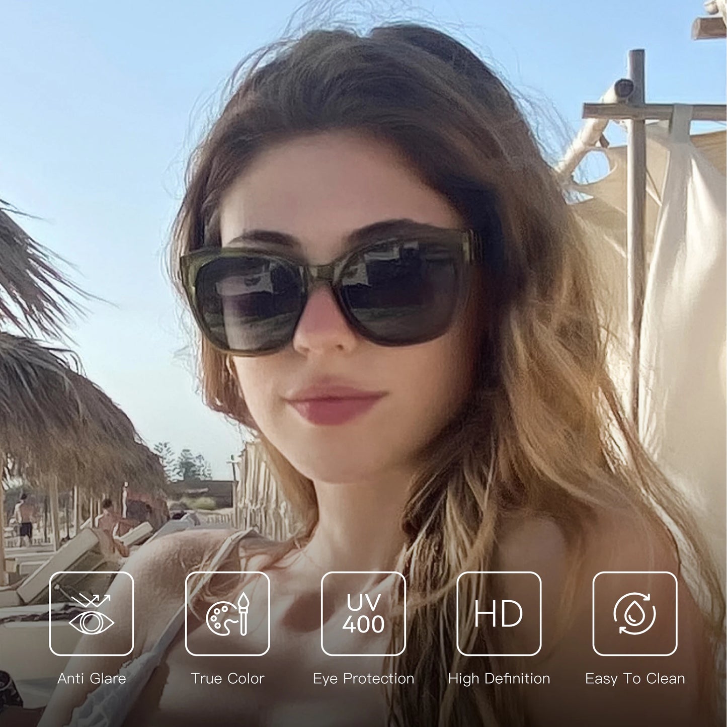 BeClassic Monoco Butterfly Sunglasses – Riviera Noir