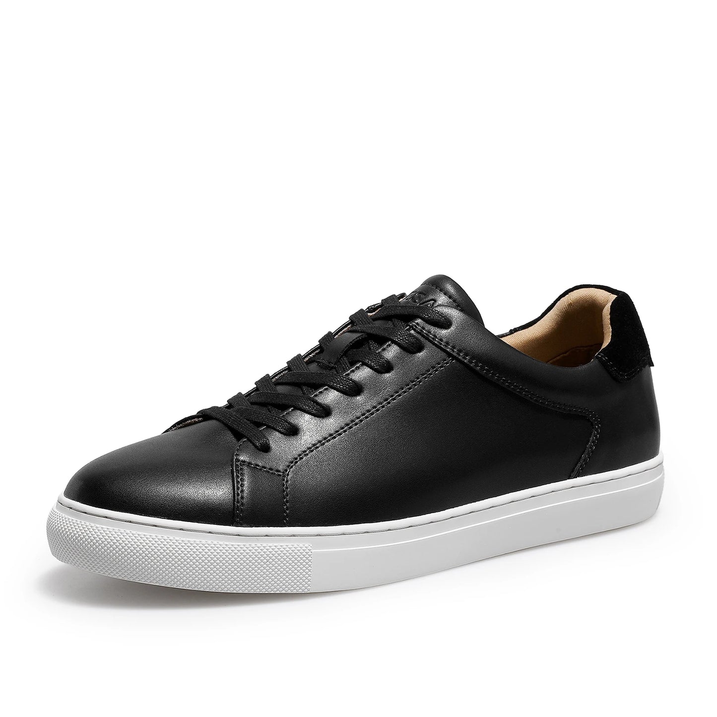 BeClassic™ DESAI Full-Grain Leather Sneakers – Unisex White Casuals in Premium Finish, Size Up to 13.