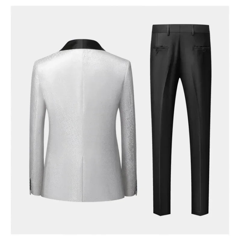 BeClassic™ 2025 Modern Three-Piece Suit – Single-Breasted Formalwear for Weddings & Stage Elegance.