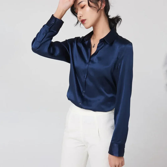 BeClassic Monoco Mulberry Silk Blouse – Grace in Motion