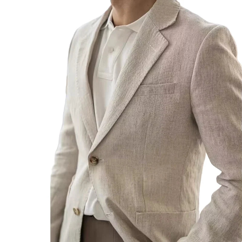 BeClassic Monoco Linen Slim-Fit Blazer – Italian Breeze