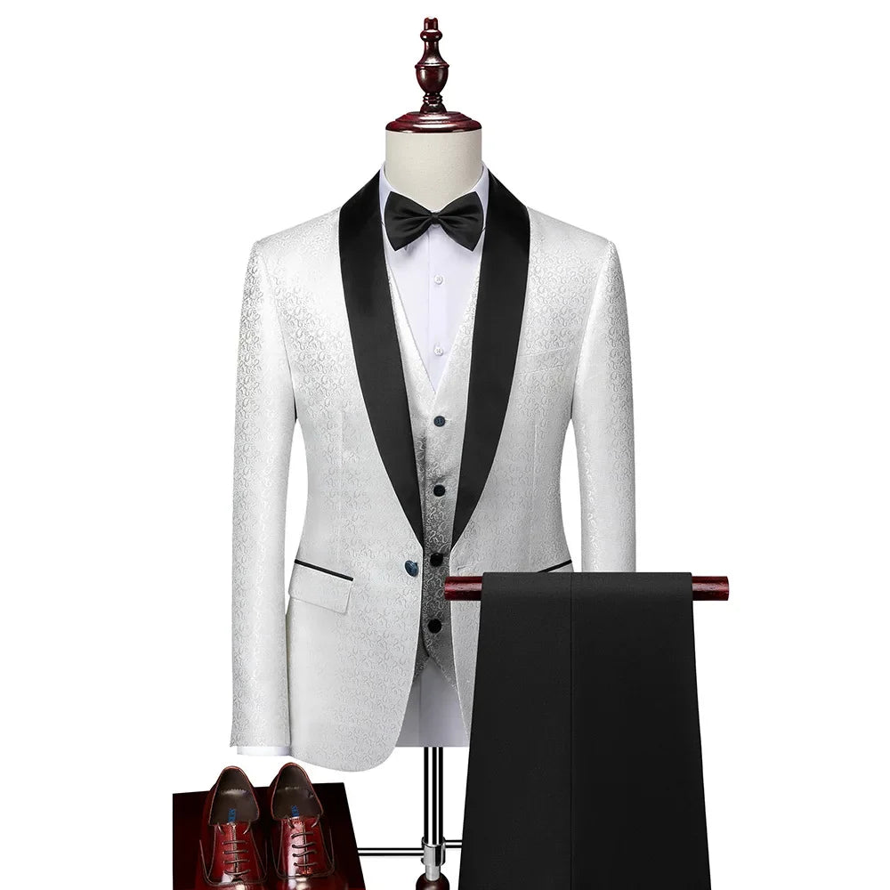 BeClassic™ Premium Three-Piece Suit – Sleek Slim-Fit Style for Weddings & Business Elegance.