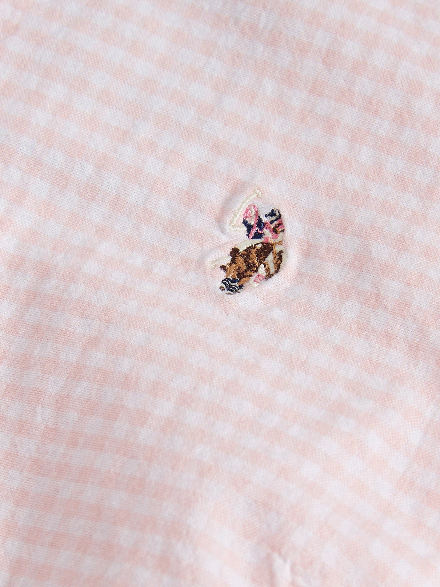 Womens Gingham Classic Fit Shirt in Crystal Rose