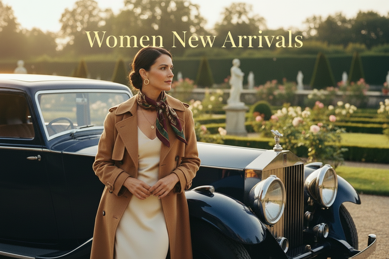 can we have a text. Women New arrivals. in the middle